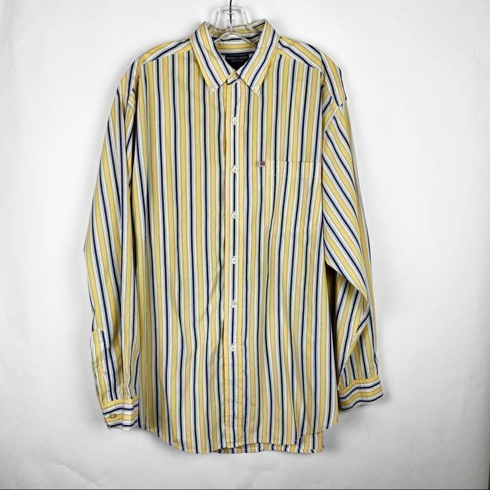 Ralph Lauren Jeans Co Striped Vintage Dress Shirt